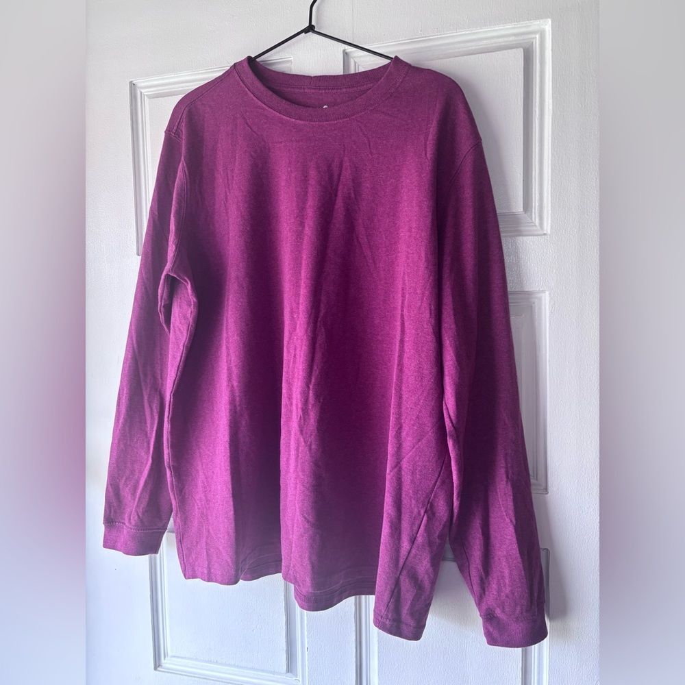 Carhartt Long Sleeve Women’s Pullover Crew Neck T Shirt Size Large